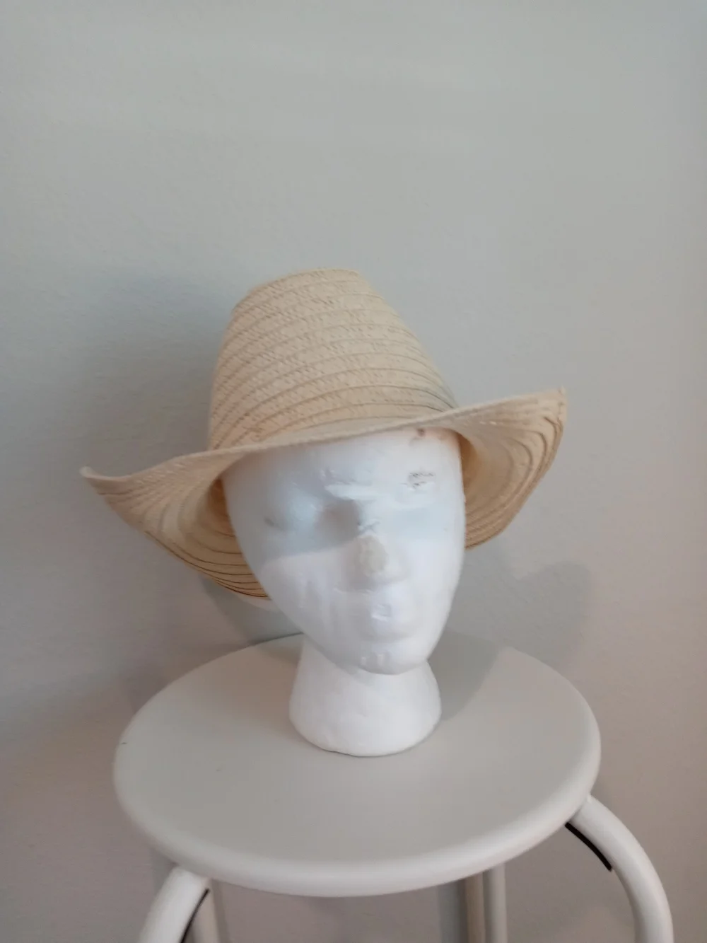 Women’s Straw Sun Hat - Cream Wide Brim